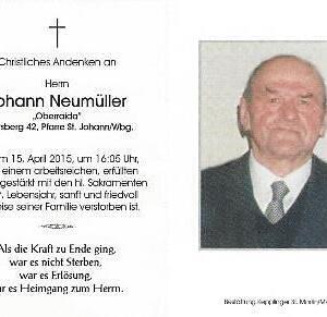 gestorben am 15. April 2015