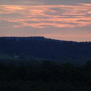 Abendstimmung auf dem Lohen                 