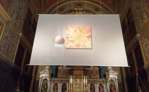 Fastentuch in der Basilika Maria Puchheim