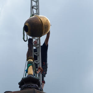 Außenrenovierung der Wallfahrtskirche Hilkering 2016
