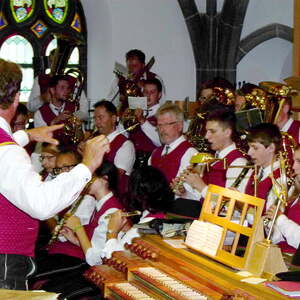 Musikkapelle bei Festgottesdienst