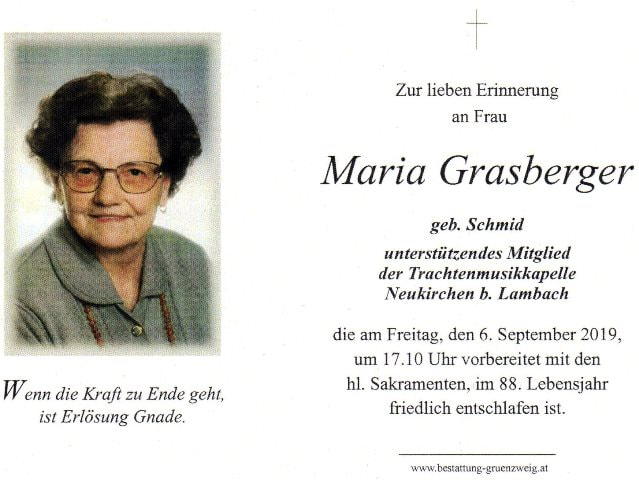 Maria Grasberger