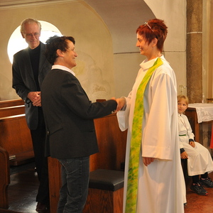 herzlich an Organistin Gerti Ramböck