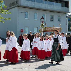 Fronleichnam 2015, Pfarre Neumarkt im Mühlkreis