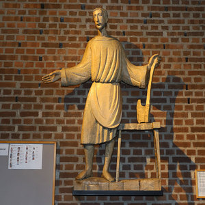 Statue des Heiligen Josef, gestaltet von Josef Fischnaller (Linz).