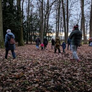 Schatzsuche im Wald