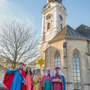 Sternsinger waren unterwegs in Kirchdorf