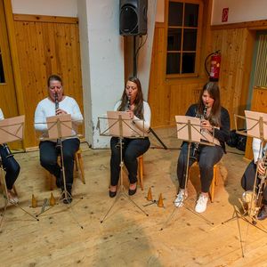 Gedenkfeier an die Opfer des ehemaligen KZ Außenlagers Ternberg unter dem Thema „Politischer Widerstand“Bild: Bläser-Ensemble des Musikvereins Ternberg