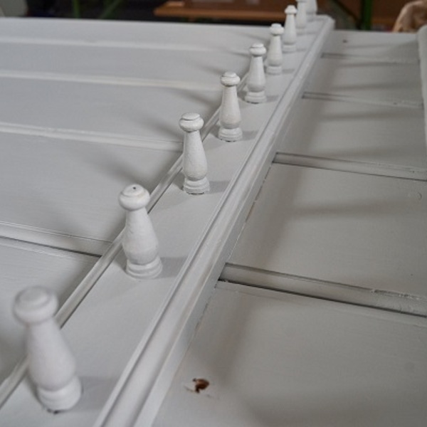 Garderobe frisch gestrichen