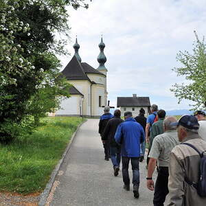 Wallfahrtskirche in Sicht