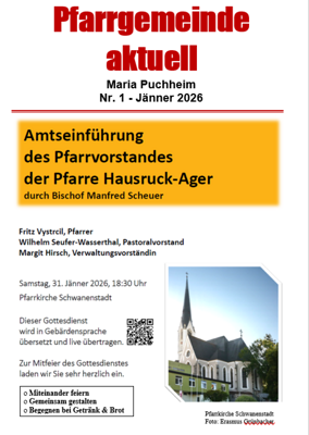 Pfarrgemeinde aktuell 1-2026