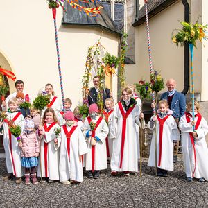 Palmprozession und Heilige Messe