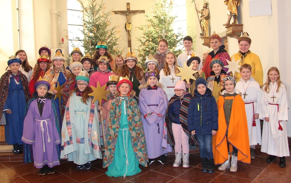 SternsingerInnen 2023 sagen Danke!