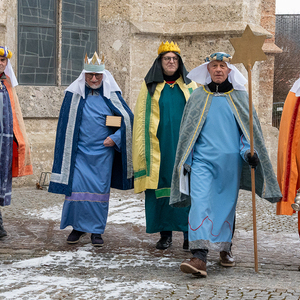 Sternsinger unterwegs in Kirchdorf/Krems