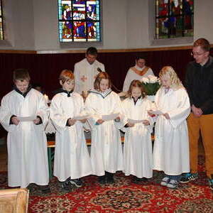 Ministrantenaufnahme in der Pfarre Lacken