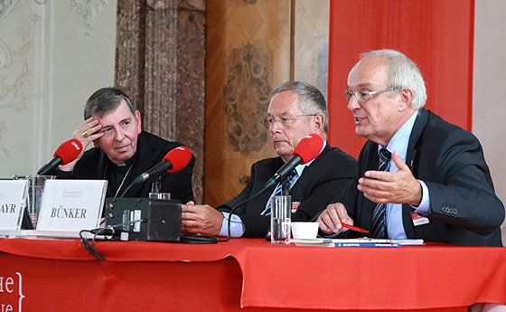 Podiumsdiskussion Kardinal Koch, Obermayr, Bischof Bünker