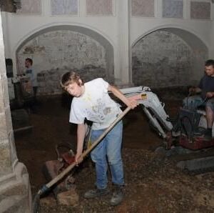 Boden entfernen und Einschottern