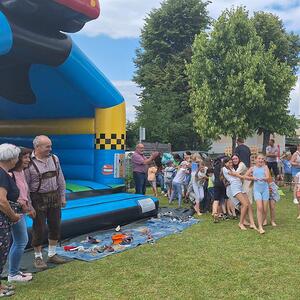 Hüpfburg - sehr beliebt!