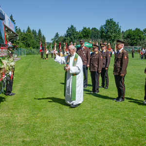 Segnung Fahrzeug LFA-B mit Frühschoppen - FF Kopfing