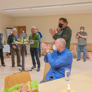 Im Pfarrheim erfuhren die KandidatInnen das Ergebnis der Wahl.