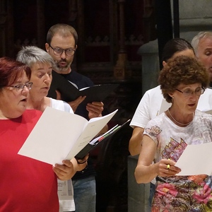 Probe für den ORF-Rundfunkgottesdienst im Linzer Mariendom