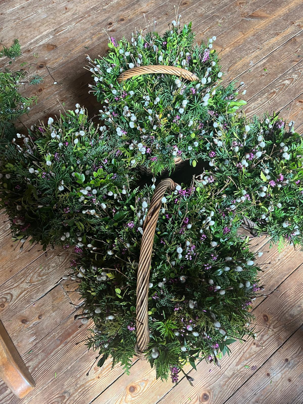 Palmbuschenbinden der kfb Steinerkirchen