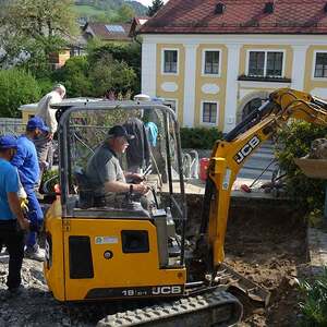 Baggerung bei der Oststiege