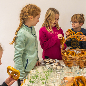 Nach der Messe eine Danke-Agape für die Sternsinger