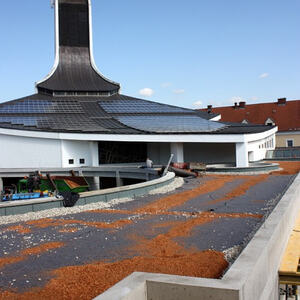 Neugestalteter Kirchenplatz 