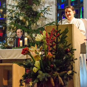 Die Kindermette in der Pfarre Kirchdorf/Krems. Gestaltet von der Katholischen Jungschar.