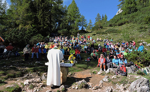 Bergmesse 2016 der Pfarre und des Alpenvereins Peuerbach auf der Tauplitzalm.