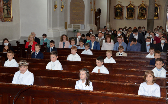 Erstkommunion in der Pfarre Kopfing