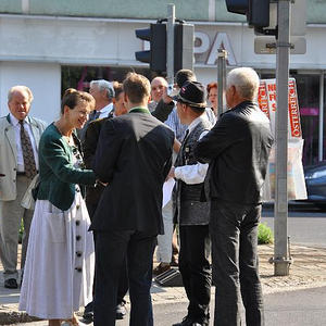 Gedenkfeier 200 Jahre Schlacht um Ebelsberg im Schloßpark