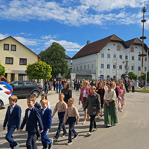 Festzug in die Kirche