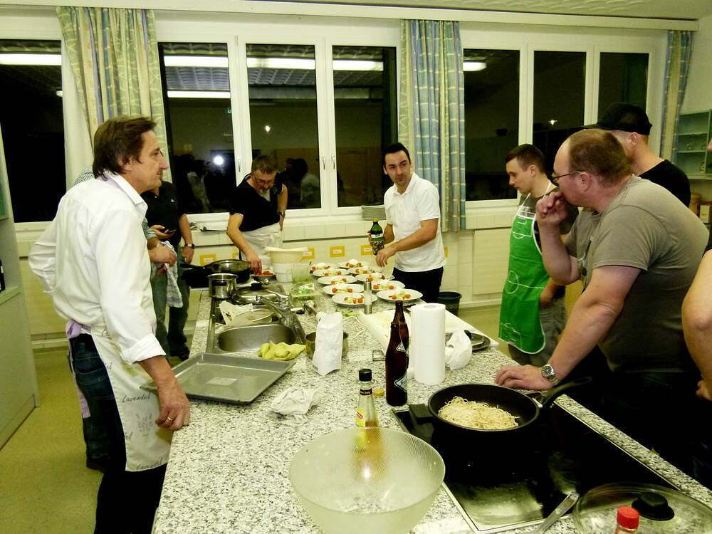 Vorbereitung vom 1. Gang