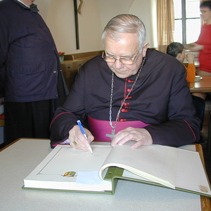 Eintrag ins Gästebuch der Gemeinde Pettenbach    