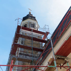 Außenrenovierung der Wallfahrtskirche Hilkering 2016