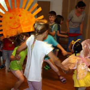 Abschied von Pfr. Wimmer im Kindergarten