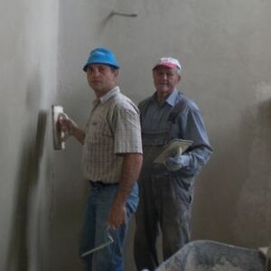 Innenarbeiten und Verputzen