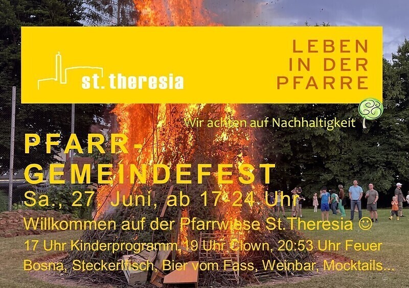 Einladung für Pfarrfest