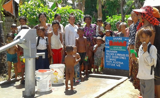 Brunnen für Kambodscha