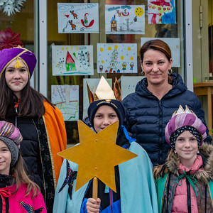 Die Sternsinger waren unterwegs