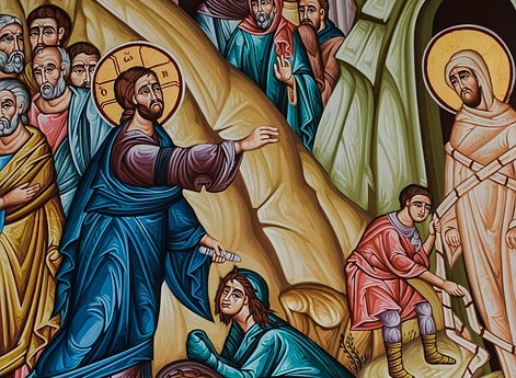 The raising of Lazarus, Ikone