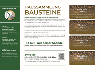 Bausteinaktion Kirchenrenovierung