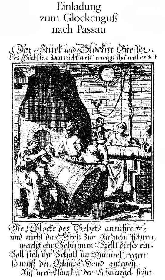 Einladung zum Glockenguss nach Passau