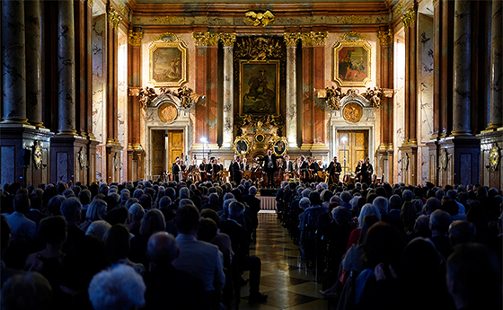 Mit Werken von Felix Mendelsohn Bartholdy und Franz Schubert begeisterten die Musiker:innen das Publikum