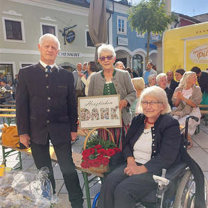 Erntedank - Verabschiedung Mesner u Organistin