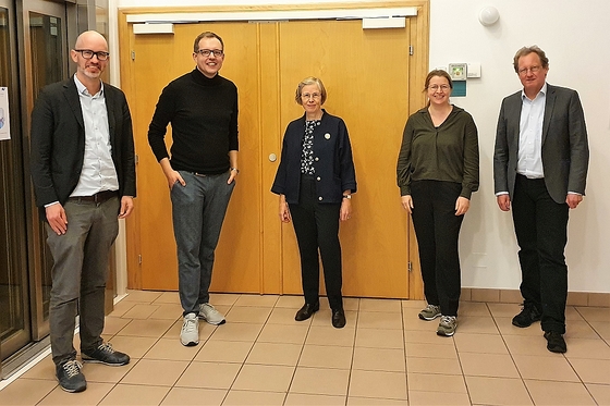 V. l.: Ass.-Prof. Dr. Lukas Kaelin (KU Linz), Prof. Dr. Gregor Buß (Katholische Hochschule Paderborn), Univ.-Prof.in Dr.in Marianne Heimbach-Steins (Wilhelms-Universität Münster), Ass.-Prof.in Dr.in Katja Winkler (KU Linz) , Univ.-Prof. Dr. Christian