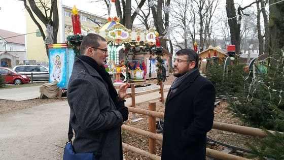 Sie führen einen vertrauensvollen Dialog: Dr. Stefan Schlager (l., Diözese Linz) und Lic. Murat Baser (Vorsitzender der Islamischen Religionsgemeinde OÖ).