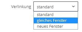 Verlinkung gleiches/neues Fenster